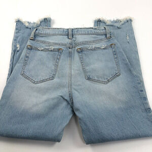 Abercrombie & Fitch High Rise Mom Jean 25 / 0 (Fits 26W 27L) Distressed Jeans